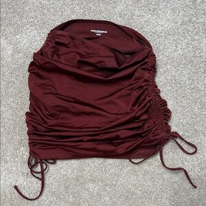 Amalfi Burgandy Short Sarong